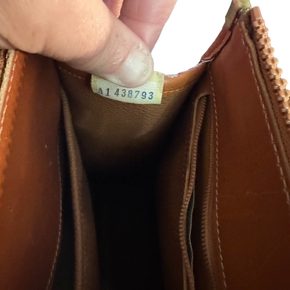 Vintage 90s Dooney & Bourke Color Block Pebbled Leather All Weather Duck Purse - Picture 12 of 12